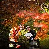 紅葉フォトウエディング写真No.001
