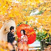 紅葉フォトウエディング写真No.007