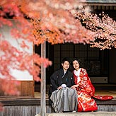 紅葉フォトウエディング写真No.008