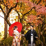 紅葉フォトウエディング写真No.011