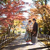 紅葉フォトウエディング写真No.017