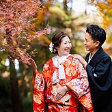 紅葉フォトウエディング写真No.023