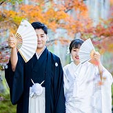 紅葉フォトウエディング写真No.025