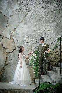 結婚式ロケーションフォトチャペルで前撮り撮影01