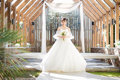 結婚式ロケーションフォトチャペルで前撮り撮影05