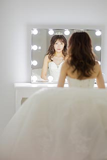 結婚式ロケーションフォトチャペルで前撮り撮影04
