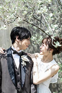 結婚式ロケーションフォトチャペルで前撮り撮影06