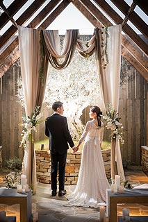 結婚式ロケーションフォトチャペルで前撮り撮影12