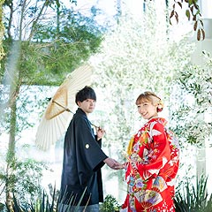 おしゃれな結婚式前撮りフォトウエディング