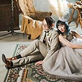 おしゃれな結婚式前撮りフォトウエディング