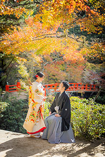 宮島でのロケーションフォト撮影02