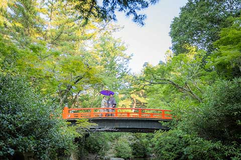 宮島でのロケーションフォト撮影09