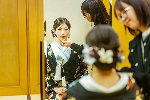 宮島で美しいウエディングフォト撮影03