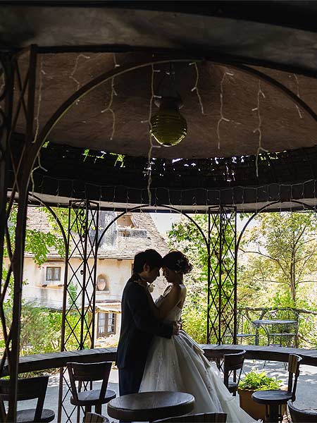 結婚式ロケーションフォトぬくもりの森で前撮り撮影07