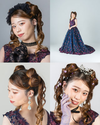 ウエディングドレスのアレンジ例04 豊川io