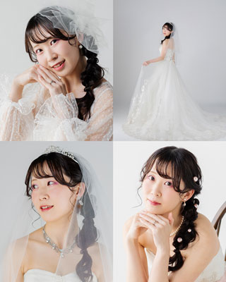 ウエディングドレスのアレンジ例06 豊川nn