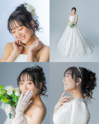 ウエディングドレスのアレンジ例11 広島ayumi