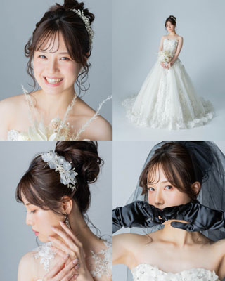 ウエディングドレスのアレンジ例12 広島mayo