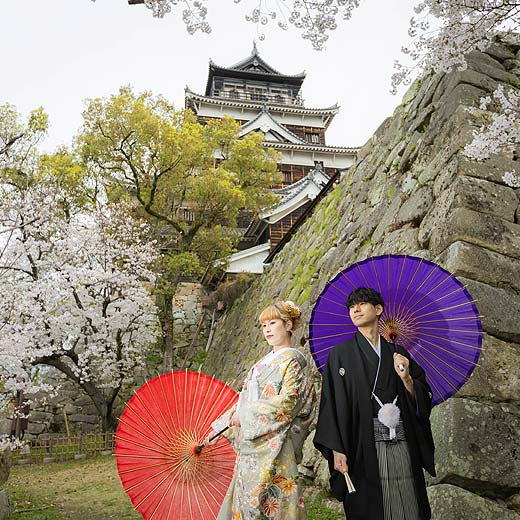 広島のロケフォト広島城ギャラリー01