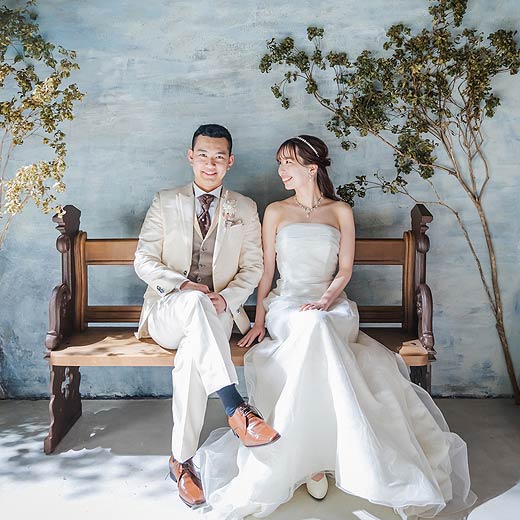 豊川市結婚式の前撮り撮影アンティークモダンスタジオギャラリー06