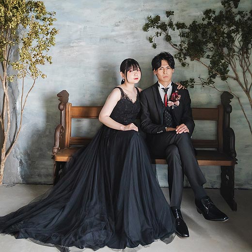 豊川市結婚式の前撮り撮影アンティークモダンスタジオギャラリー07