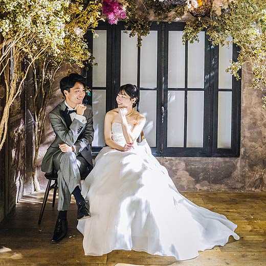 豊川市結婚式の前撮り撮影ドライフラワースタジオギャラリー07