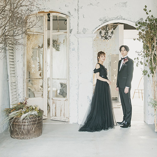 豊川市結婚式の前撮り撮影フレンチシャビ―スタジオギャラリー01