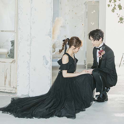 豊川市結婚式の前撮り撮影フレンチシャビ―スタジオギャラリー02