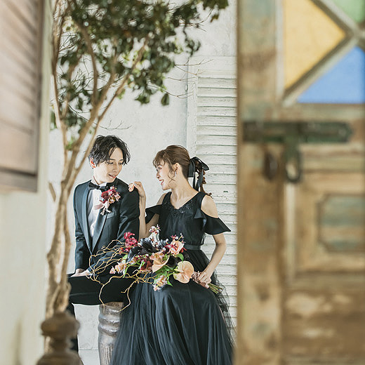 豊川市結婚式の前撮り撮影ステンドグラススタジオギャラリー01