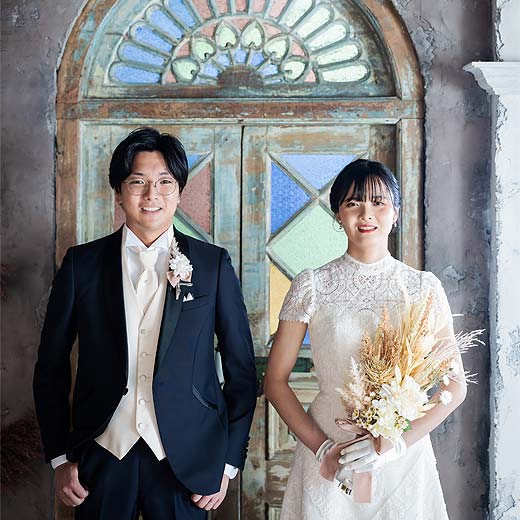 豊川市結婚式の前撮り撮影ステンドグラススタジオギャラリー03