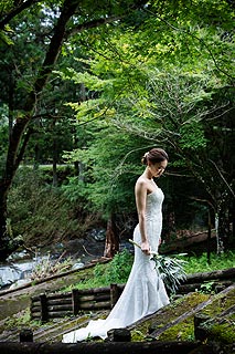 結婚式ロケーションフォト緑葉で前撮り撮影01