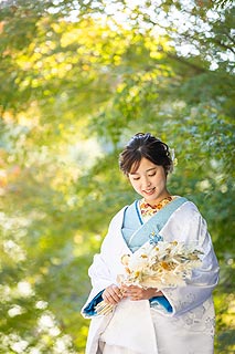 結婚式ロケーションフォト緑葉で前撮り撮影09