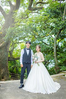 結婚式ロケーションフォト緑葉で前撮り撮影10