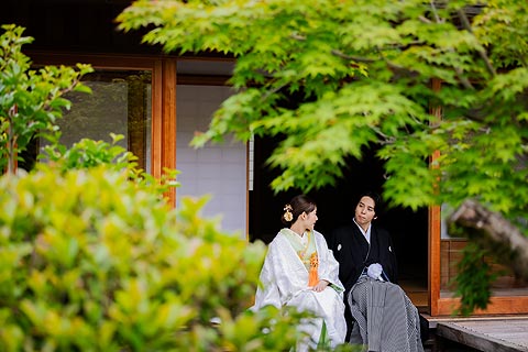 結婚式ロケーションフォト緑葉で前撮り撮影11