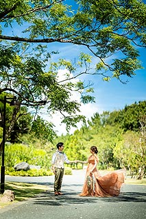 結婚式ロケーションフォト緑葉で前撮り撮影12