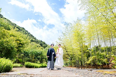 結婚式ロケーションフォト緑葉で前撮り撮影05