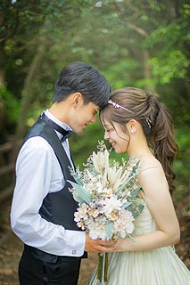 結婚式ロケーションフォト緑葉で前撮り撮影06