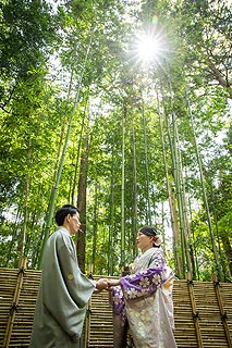 結婚式ロケーションフォト緑葉で前撮り撮影07