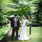 緑葉フォトウエディング写真No.006