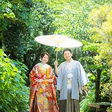 緑葉フォトウエディング写真No.009