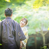 緑葉フォトウエディング写真No.011
