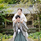緑葉フォトウエディング写真No.021